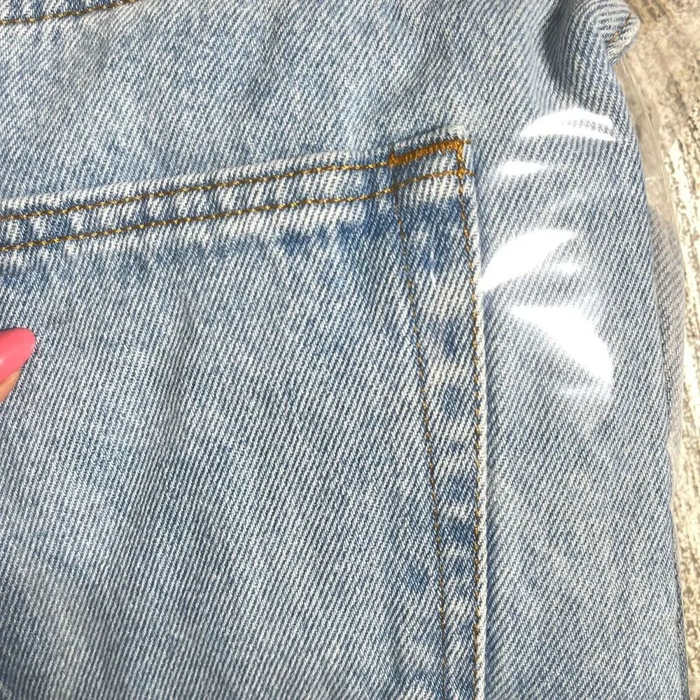 BDG Urban Outfitters Baggy Skate Fit Jeans Men's 32x30 Naturally Distressed Blue - Picture 6 of 16